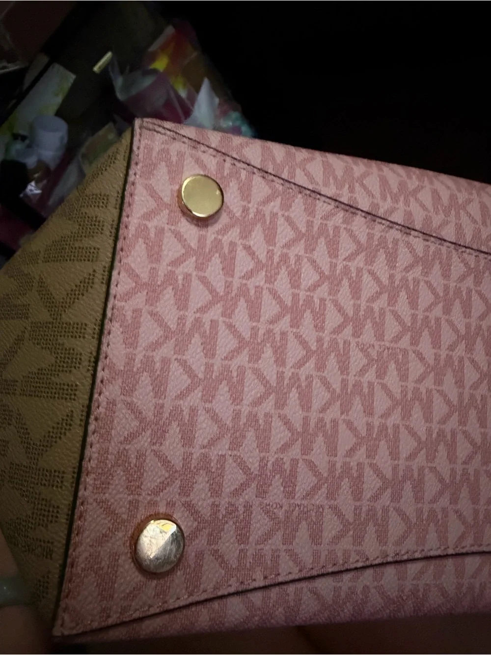 Michael Kors  Women's Large Voyager Tote Bag with signature logo